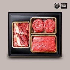 1등급 무항생제 명품한우구이 혼합세트4호 [꽃등심+불고기+국거리] 각 300g, 1개