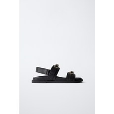 ZARA 자라 버클 샌들 - 블랙 2612730800 FAV165 HQJ912