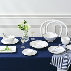 한국도자기 므아레 낱개/ 공기외 개별구매, 면기, 화이트