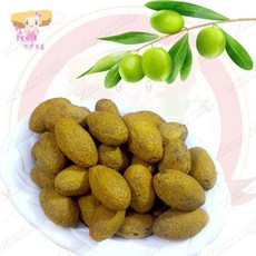 小麻吉 鹹味甘草橄欖(有籽) 台灣特產, 200g, 1個
