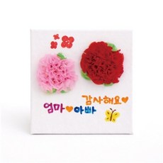 [꼬메빔보] 펄픽클레이 카네이션 액자 만들기