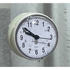 욕실 방수시계 2개 +AAA 건전지 2개, 화이트+그레이