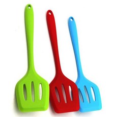 뒤집개 생선 부침 뒤지개 실리콘 구멍 뒤집게 30.5CM 계란말이 뒤집개 조리도구 게 부침개뒤집게 뒤지 dew+937xY