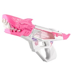 鯊魚恐龍造型兒童連發充電式電動水槍 A0615, 粉色
