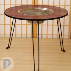 캠핑 화로 테이블 원형 원형캠핑테이블