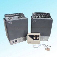 가정용 사우나 스토브 건식 스팀기 전기 히터 핀란드식 난방기, 6kW 외부 제어기 미포함