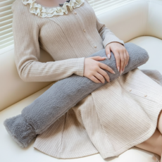 카라몰리 보온 물주머니 온수 핫팩 찜질팩 그레이, 1개