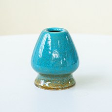 日式陶瓷抹茶碗攪拌器套裝, 1個, FJT窯變藍茶筅立