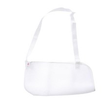 Rosenice 메시 암 슬링 조절 가능한 삼각형 고정 벨트 어깨 이모빌라이저 부러진 골절 팔 지지 의료용 통기성 한 손 스트랩