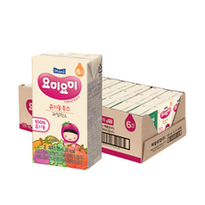 요미요미 유기농주스 과일믹스 125ml 24개, 8개