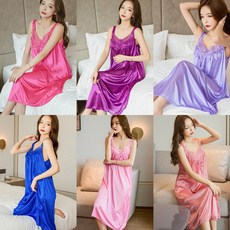 카멜리아 실크 원피스 슬립