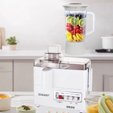 SOKANY 多功能4合1料理機 榨汁磨豆絞肉, 110V
