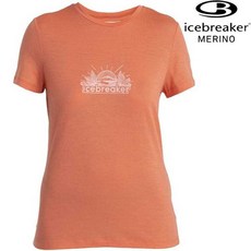 Icebreaker Tech Lite III 女款 美麗諾羊毛排汗衣-150 光輝景致
