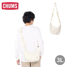 CHUMS Wavy Strap Mini Banana Shoulder 3L 肩背包, 象牙白