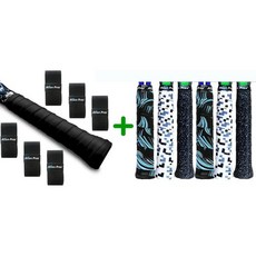 에일리언 프로스 12개입 검정색 선원 혼합 테니스 라켓 그립 테이프 고성능 감싸기, 테니스 라켓 액세서리 오버그립 그립 ALIEN PROS