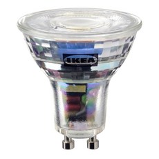 이케아 LED GU10소켓 345루멘 4.1W 2700K, 전구색, 1개