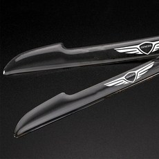 제네시스 호환 문콕방지 도어 가드 범퍼 실리콘 g80 g70 g90 gv80 자동차 액세서리에 대한 영향 투명 스트립 방지, 하얀색, 1개