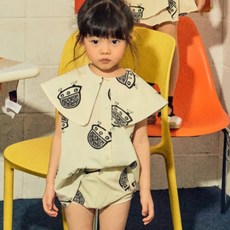 블라우스 여아 아동 유아 주니어 봄 프릴 우주선세라