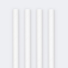 종이빨대 7*25 벌크포장 300개입 화이트, 1개