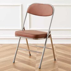 접이식 리클라이너 의자 스텐 낮잠 휴식 사무실 등받이, 1개, 브라운