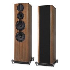Wharfedale Aura 4 落地喇叭/揚聲器.氣動高音.台灣公司貨, 鋼烤胡桃木