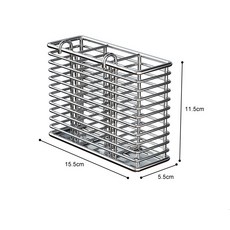 鍍鉻餐具瀝水架，開放式設計，廚房收納好幫手，簡約線條造型，不佔空間, 豎筷子架, 1個