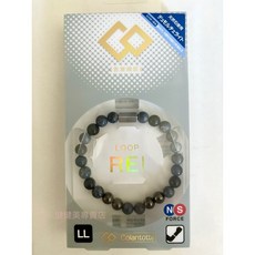 Colantotte 克朗托天 Loop REI 磁力手環 精選礦石 虎眼石 天眼石 紅玉髓 藍線石 青金石 L號 (17.5公分), 青金石,L(17.5cm), 1個