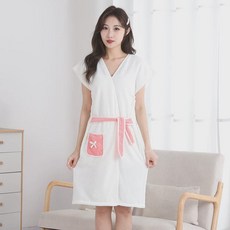 GBonS 여성 샤워가운, 아이보리, 1개