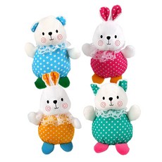 꿈나라 타이니러브 호환 교체용 컬러인형, 곰토끼 컬러인형4개