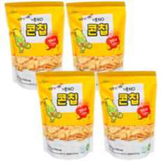 열풍으로 구웠다 열풍 확 기름 싹 기름NO 콘칩과자, 4개, 200g