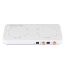 [명절특가][독일브랜드] 무설치 2구 인덕션 전기레인지 와이드 듀얼 고화력 가정용 업소용 캠핑용 식탁 위 명절 전 부치기 그릴 고기 불판 샤브샤브 떡볶이 파티 자취 선물, 일반형