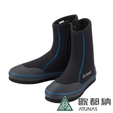 ATUNAS 歐都納 長筒毛氈溯溪鞋 黑/藍