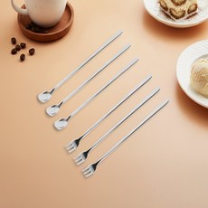 에스와이 롱티스푼포크 3P 디저트커트러리, 롱포크