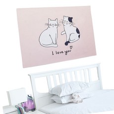태피스트리 고양이 패턴 거실 인테리어 벽장식 패브릭포스터 쏙템, 1개