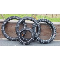 트랙터 바퀴 타이어 체인 미끄럼 방지 사슬형 300-18 (굵은 스트립), 1개
