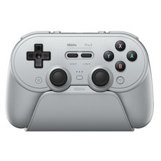 八位堂 8BitDO PRO 3 無線藍牙手把 沉穩灰, 1個