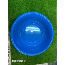 藍色塑膠臉盆 350mm, 藍色