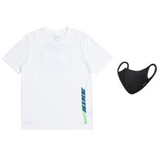 NIKE DRI-FIT PX印花圓領短袖T恤+口罩