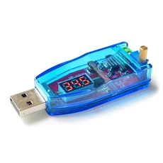 DC-DC 5V 3.3V 12V USB 스텝 업다운 전원 공급 장치 모듈 부스트 벅 컨버터 출력 케이스 포함, 02 Red