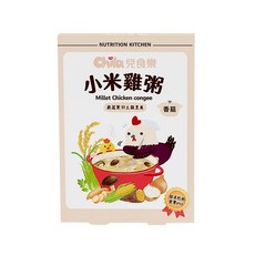 Chila 兒食樂 小米雞粥 昆布口味 300g/2入, 1個, 香菇_正效