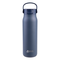 Oasis Sorrento 陶瓷彈蓋保溫瓶 900ml, 靛藍色, 1個
