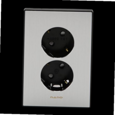 아트2) 2구(세로)(블랙) 매입콘센트(AL 59000EA 1EA, 본상품