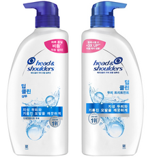 [헤드앤숄더] 딥클린 샴푸850ml+[헤드앤숄더] 딥클린 두피 트리트먼트 850ml, 1개, 1.7L
