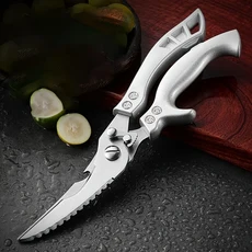 스너그데이즈 스테인리스 스틸 주방 가위 다용도 초강력 가위 가용 가금류 가위, 01 Kitchen Scissors