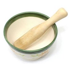도자기 절구공이 통 세트 대 다지기 깨 마늘 이유식 1EA, 1개