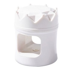 皇冠造型18W迷你美甲燈，不黑手設計，快速烘乾凝膠指甲油，方便攜帶，美甲新手適用, 1個, 白色皇冠_迷你美甲燈