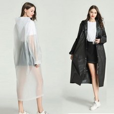 손목 밴딩 고급 EVA어른 성인용 남녀공용 남성 여성 우의 우비 비 옷 레인 코트 3color M10872