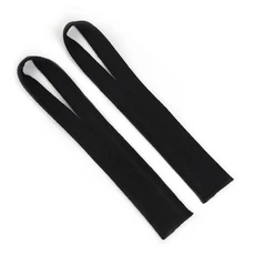 역도 손목 지지대 랩용 리프팅 스트랩 2개 - 보디빌딩 크로스용 핸드, 04 1 pair black, 없음