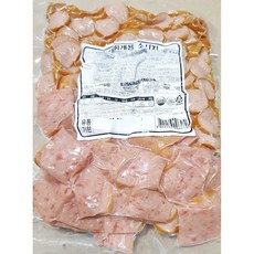 슬라이스 부대찌개용햄 1000g 자른 소세지 찌게 벌크, 1개, 1kg