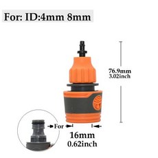 1/2 "3/4" 1 "탭 호스 퀵 커넥터 밸브 젖꼭지 OD16mm 20mm 32MM 가든 워터 스톱 피팅 급수 총 어댑터, 21 D
